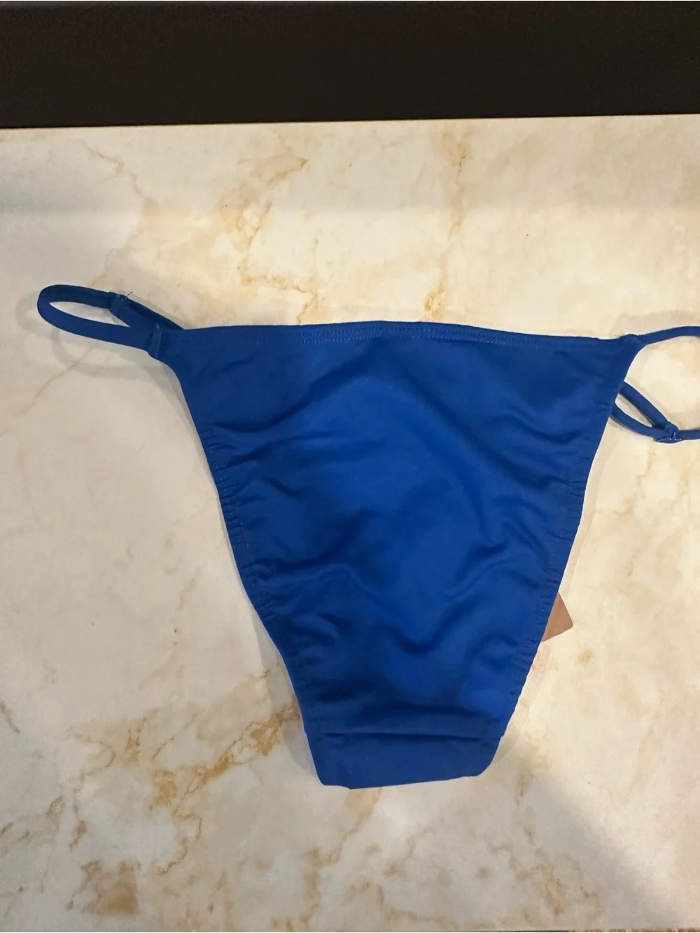 SKIMS String Bikini Bottom cobalt